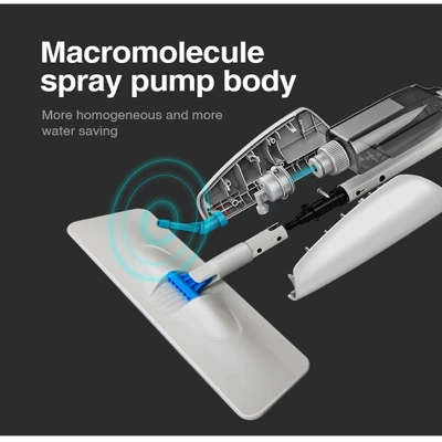 Dexmalle Washable Mat Spray Mop - Superfine Fiber Mop With 300ML Reusable Bottle 8 Dexmalle Washable Mat Spray Mop - Superfine Fiber Mop With 300ML Reusable Bottle - Image 6