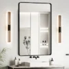 Dexmalle 23x30 Inch Black Aluminium Frame Bathroom Mirror 2 Dexmalle 23x30 Inch Black Aluminium Frame Bathroom Mirror -Fradel & Spies GUEST 01bae970 30a3 4f68 9d49 fd0c73cf6f13