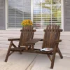 Dexmalle 2-Seat Wooden Adirondack Chair