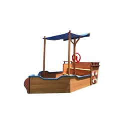 Dexmalle Outsunny Pirate Ship Sandbox With Cover And Rudder -Fradel & Spies GUEST 01e1410e 0820 4759 b658 447fa6d52f4e