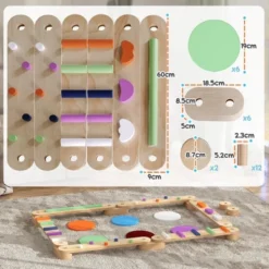 Dexmalle Kids Wooden Balance Board With Stepping Stones -Fradel & Spies GUEST 0a01f1de 30e5 4b71 a6e3 af31bee2b85b