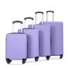 Dexmalle 4-piece ABS Lightweight Suitcase With Rotating Wheels