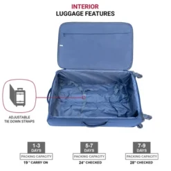 Dexmalle Oxford Cloth Suitcase Dark Blue(No Password Lock) -Fradel & Spies GUEST 0ef1879a ca2b 40cc a43e e755574143ce