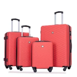 Dexmalle 4-piece ABS Lightweight Suitcase With Rotating Wheels -Fradel & Spies GUEST 0f221698 a4c3 43a3 a7d9 5ff77ca338fb