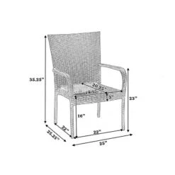 Dexmalle PE WICKER STACKING CHAIR -Fradel & Spies GUEST 155dcb41 3310 4545 ab76 46f47126d232