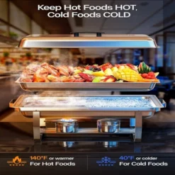 Dexmalle Buffet Catering Dish For Home And Outdoor 2 Sets