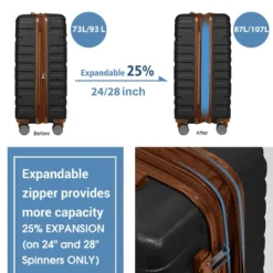 Dexmalle Luggage Sets 6 Piece Hardside Expandable Suitcases -Fradel & Spies GUEST 1b36d1fb 110d 4cdb a0cd 92433cc044e5