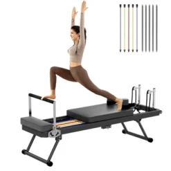 Dexmalle Foldable Pilates Reformer For Home Gym - 400lbs Capacity -Fradel & Spies GUEST 20538d4d 8984 4798 ab94 478687f75a0a