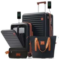 Dexmalle 4-Piece Luggage Set