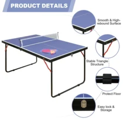 Dexmalle Mid-Size Portable Ping Pong Table 16 Dexmalle Mid-Size Portable Ping Pong Table -Fradel & Spies GUEST 20c63e86 7c28 4beb a597 0af7750ee14e