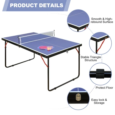 Dexmalle Mid-Size Portable Ping Pong Table 9 Dexmalle Mid-Size Portable Ping Pong Table - Image 7