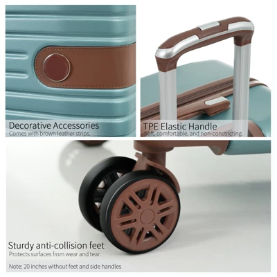 Dexmalle Hardshell Luggage Set With TSA Lock 7 Dexmalle Hardshell Luggage Set With TSA Lock - Image 5