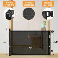 Dexmalle Retractable Baby Gate -Fradel & Spies GUEST 22977564 40d2 4805 a27d 6060ba7bb5ef