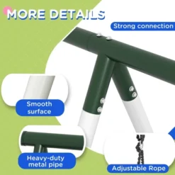 Dexmalle 5 In 1 Heavy-Duty A-Frame Stand Outdoor Playset For Kids -Fradel & Spies GUEST 2469f645 a3a1 4508 b77b 925589f1bc72