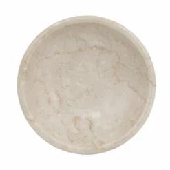 Dexmalle Round Marble Pedestal Fruit Bowl, Cream -Fradel & Spies GUEST 26f4b5a0 fc28 42ce 9b20 c498506421f3