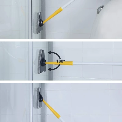 Dexmalle Tub Tile Scrubber Brush 2 In 1 Cleaning Brush Pole 5 Dexmalle Tub Tile Scrubber Brush 2 In 1 Cleaning Brush Pole - Image 3