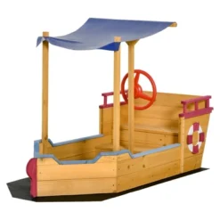 Dexmalle Pirate Ship Sandbox With Cover And Rudder -Fradel & Spies GUEST 2a09e142 955d 49dd 9cdd 1454e164a085