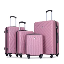 Dexmalle 4-piece ABS Lightweight Suitcase With Rotating Wheels -Fradel & Spies GUEST 2bb9360b ab6b 4c5a a1b3 4af1ce2d5e72