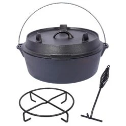 Dexmalle Pre-Seasoned Cast Iron Dutch Oven With Skillet Lid -Fradel & Spies GUEST 2c4b62e6 1dae 475f b0af 98b083455b36