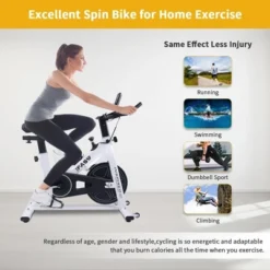 Dexmalle Home Spin Indoor Exercise Bike