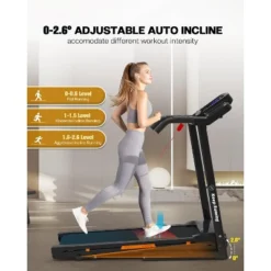 Dexmalle Folding Treadmill For Home Electric Treadmill Workout Running Machine