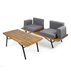 Dexmalle Romantic Outdoor Industrial Loveseat With Coffee Table -Fradel & Spies GUEST 2d270db4 270a 4343 a388 9be719535bdb