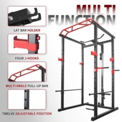 Dexmalle Multi-functional Power Cage,Home Adjustable Pullup Squat Rack 1000Lbs Capacity -Fradel & Spies GUEST 2d4c1236 22c9 4108 ab16 997d03be7d91 1