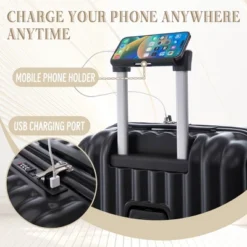 Dexmalle Luggage With Cup Holder & USB Port & Phone Holder -Fradel & Spies GUEST 2d872818 e40b 444a b38c 01bec571bff9