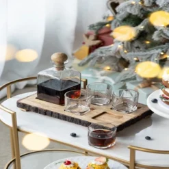 Dexmalle S/6 Alaine Bar Set With Mango Wood Stand