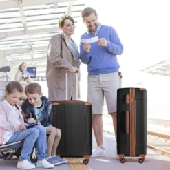 Dexmalle Hard Shell ABS Lightweight Durable Suitcases