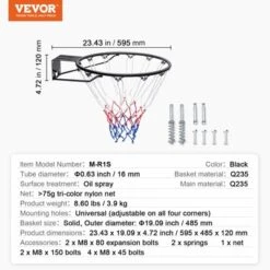 Dexmalle Wall Door Mounted Basketball Hoop -Fradel & Spies GUEST 30e72a3f 1663 4465 86cb aa3015f3273c