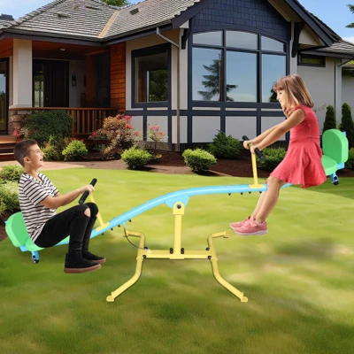 Dexmalle Children's Seesaw Double Person 360° Rotating Seesaw 3 Dexmalle Children's Seesaw Double Person 360° Rotating Seesaw
