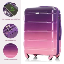 Dexmalle ABS Durable Suitcase With Travel Ba -Fradel & Spies GUEST 3ca1f88e a7ba 42f6 8df5 0abe6a2f14a5