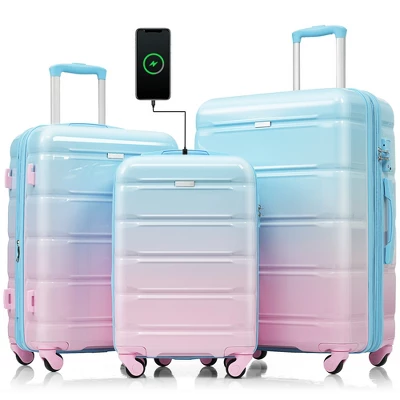 Dexmalle Luggage Set Of 3 With USB Port 11 Dexmalle Luggage Set Of 3 With USB Port - Image 9