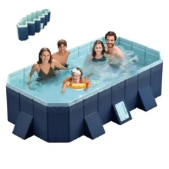 Dexmalle 2.6m PVC Folding Pool (not Inflatable) Bathes And Cools In Summer -Fradel & Spies GUEST 3ea8c2f7 7e1f 4bcc 9b46 07a6bf35503f