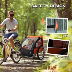 Dexmalle 2-Seat Child Bike Trailer For Kids -Fradel & Spies GUEST 3f3410e0 854c 48c1 b9d8 6ef35ed4b067