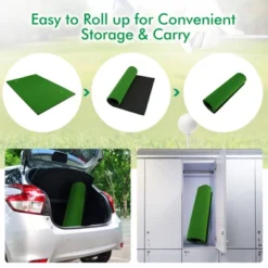 Dexmalle 5 X 3.8 FT Golf Hitting Mat Artificial Indoor Outdoor Turf Golf Training Mat -Fradel & Spies GUEST 3f58b187 04d2 40d1 b710 2d528626d6fe