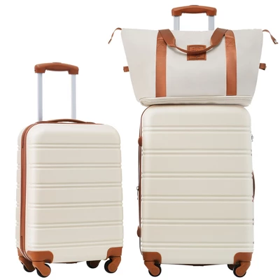Dexmalle Hardshell Luggage Sets 2Pcs + Bag Spinner Suitcase 11 Dexmalle Hardshell Luggage Sets 2Pcs + Bag Spinner Suitcase - Image 9