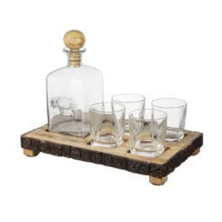 Dexmalle S/6 Alaine Bar Set With Mango Wood Stand -Fradel & Spies GUEST 3fd15ddd a803 4de1 ba2f f43066c93e2f