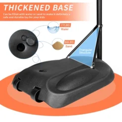 Dexmalle 32'' Backboard In/outdoor Adjustable Height Basketball Hoop System -Fradel & Spies GUEST 3fff14e3 9d63 4a16 9450 bb8e8d964c4a