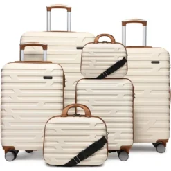 Dexmalle Luggage Sets 6 Piece Hardside Expandable Suitcases -Fradel & Spies GUEST 4155637e a46b 44ad a824 184e7be2b632