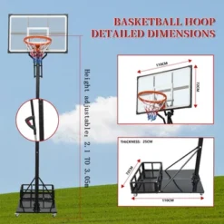 Dexmalle Indoor/Outdoor Basketball Goal With Counterweight Bag -Fradel & Spies GUEST 41d05e2e 4882 4626 bc14 7ca530191b37