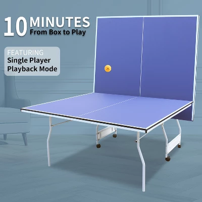 Dexmalle 9ft Mid-Size Table Tennis Table Foldable 4 Dexmalle 9ft Mid-Size Table Tennis Table Foldable - Image 2