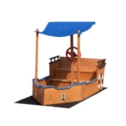 Dexmalle Outsunny Pirate Ship Sandbox With Cover And Rudder -Fradel & Spies GUEST 42cb37ea d3bf 492a a041 1b79390c60eb