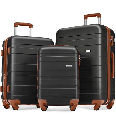 Dexmalle Luggage Sets New Model ABS Hardshell 3pcs 13 Dexmalle Luggage Sets New Model ABS Hardshell 3pcs - Image 11