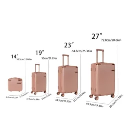 Dexmalle 4-piece 360 ° Dual Rotating Four-wheel Luggage -Fradel & Spies GUEST 440f9f85 142d 487c aaaf 36e9061c5f2d