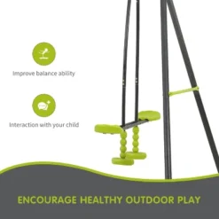 Dexmalle Interesting Triple Children Metal Safe Swing Set -Fradel & Spies GUEST 44b1ed1a d2c6 455c 91ac ce154dde2c97