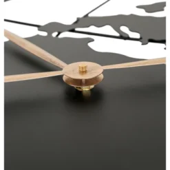 Dexmalle 36 Inch Large Black Metal Wall Clock -Fradel & Spies GUEST 489e185a a2c8 4e64 9fba 3830720a9832 1