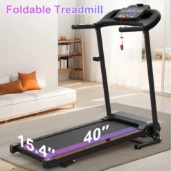 Dexmalle 2.5HP Folding Treadmill Electric Running Machine W/Bluetooth App Self-standing -Fradel & Spies GUEST 48e1253b f612 4b12 9047 285695705058