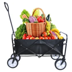 Dexmalle Folding Wagon Garden Shopping Beach Cart -Fradel & Spies GUEST 4ad5bfc5 43e6 49c8 8a74 5362bfe960ac